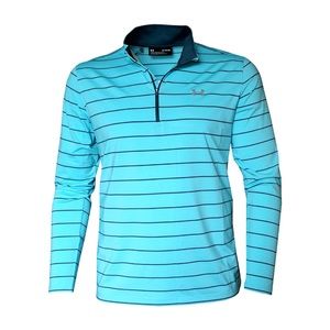 Under Armour Men's Quarter Zip Long Sleeve Golf Shirt Performance Athletic